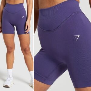 Gymshark Sweat Seamless Shorts in Galaxy Purple